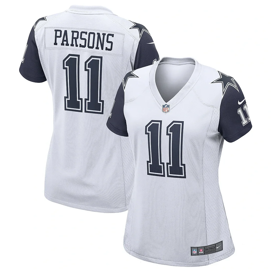 Zennovawear Women's Dallas Cowboys Micah Parsons White Alternate Game Jersey