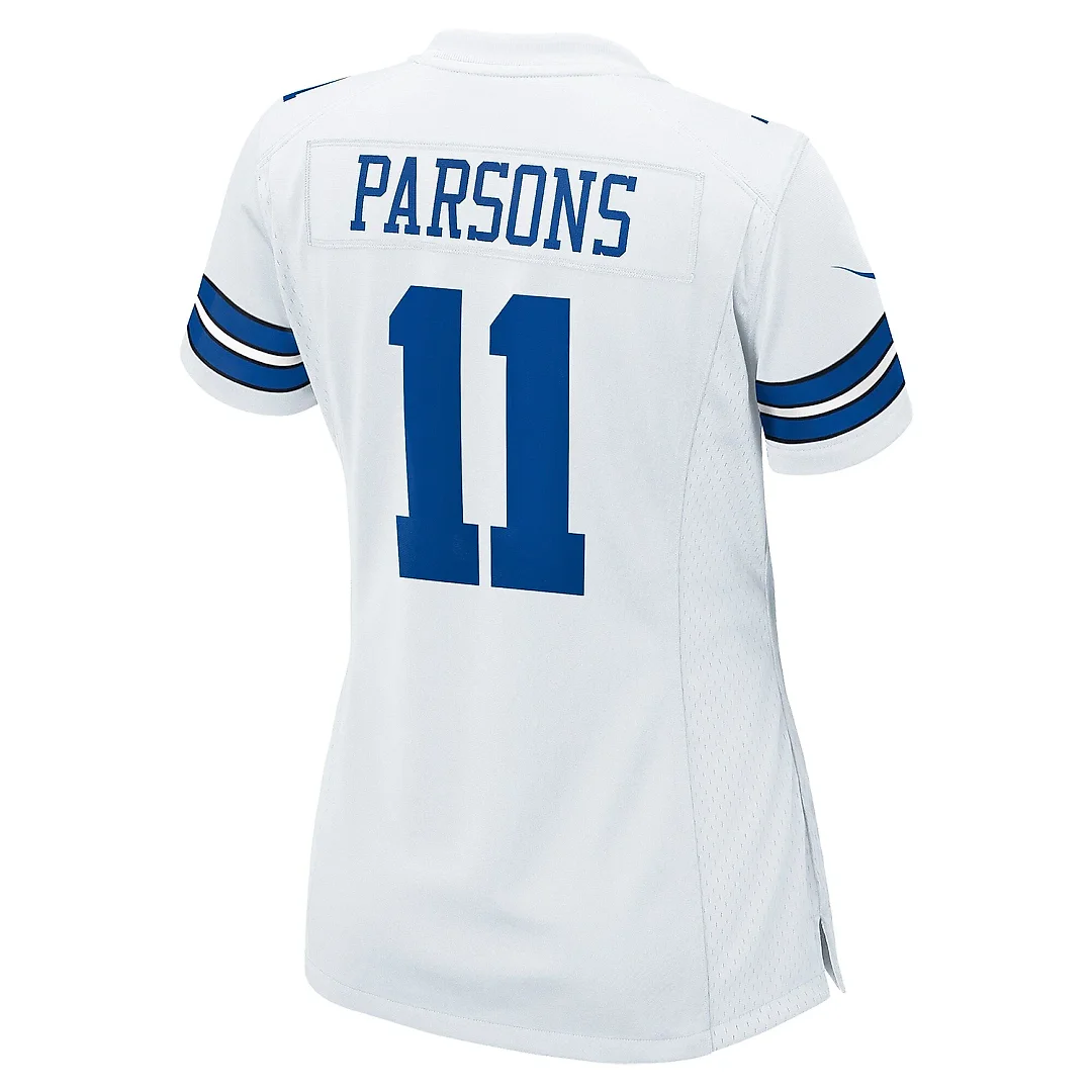Zennovawear Women's Dallas Cowboys Micah Parsons White Game Jersey