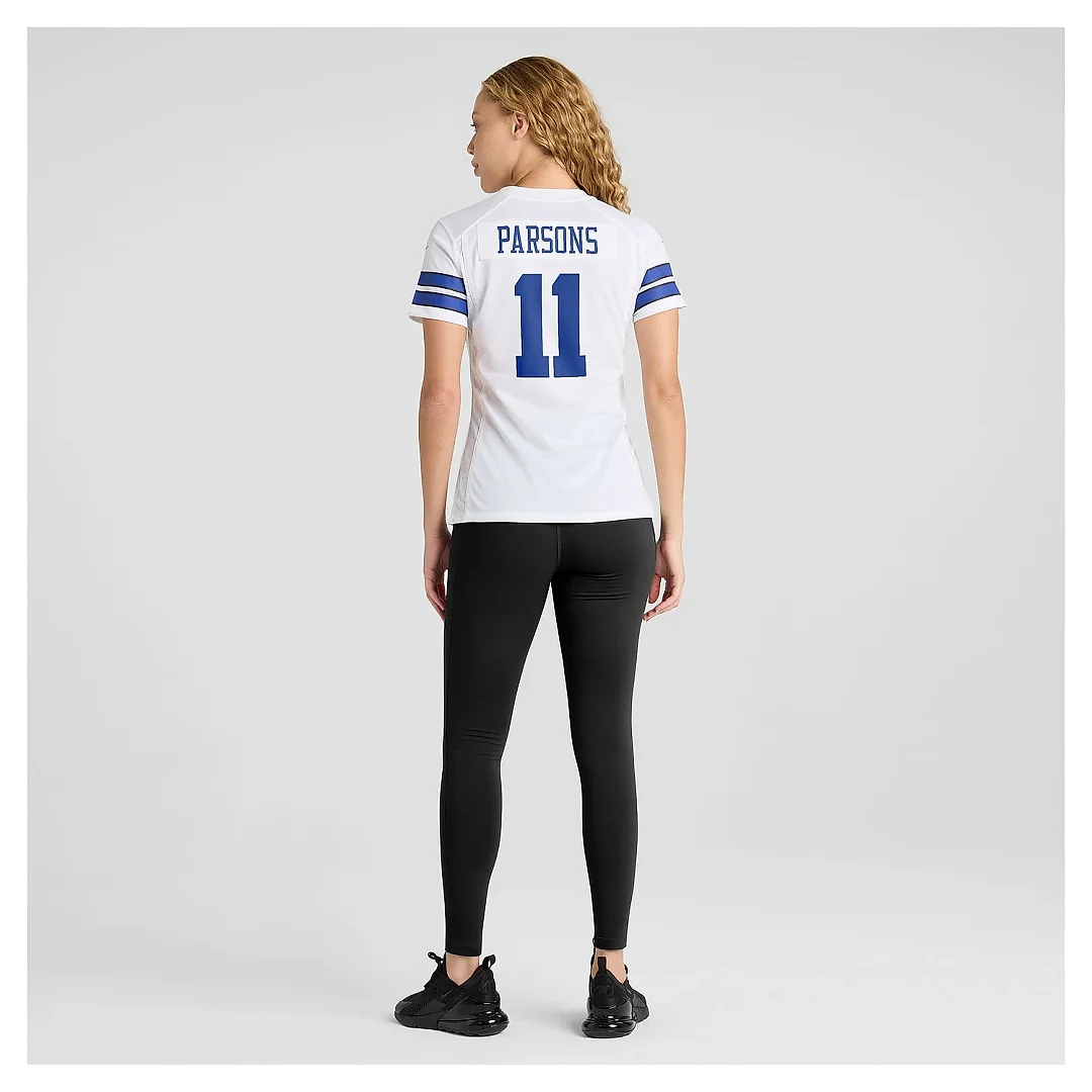 Zennovawear Women's Dallas Cowboys Micah Parsons White Game Player Jersey