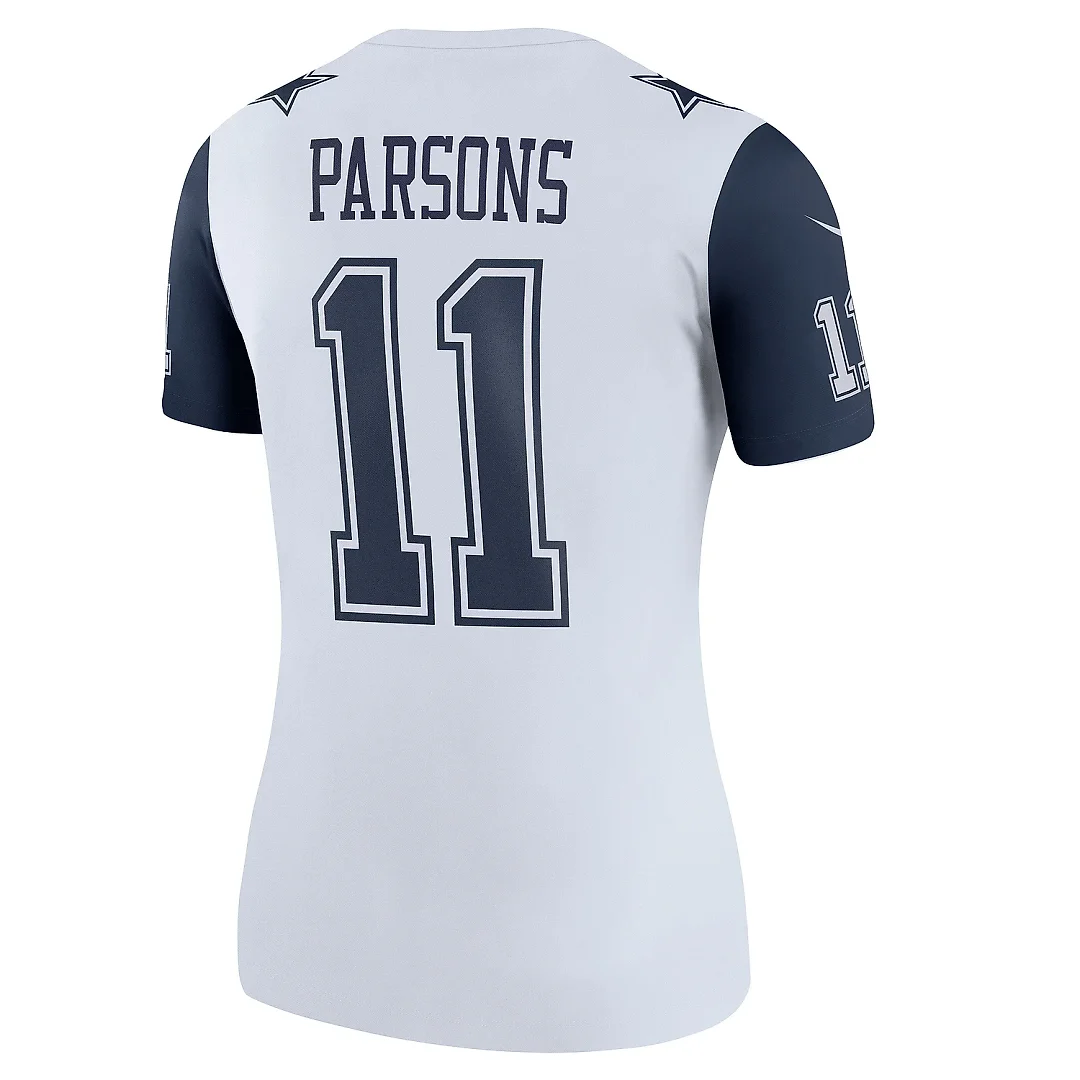 Zennovawear Women's Dallas Cowboys Micah Parsons White Legend Player Performance Top