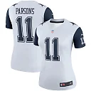 Zennovawear Women's Dallas Cowboys Micah Parsons White Legend Player Performance Top