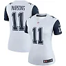 Zennovawear Women's Dallas Cowboys Micah Parsons White Legend Player Performance Top