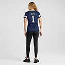 Zennovawear Women's Dallas Cowboys Number 1 Bride Navy Game Jersey