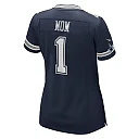 Zennovawear Women's Dallas Cowboys Number 1 Mom Navy Game Jersey