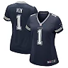 Zennovawear Women's Dallas Cowboys Number 1 Mom Navy Game Jersey