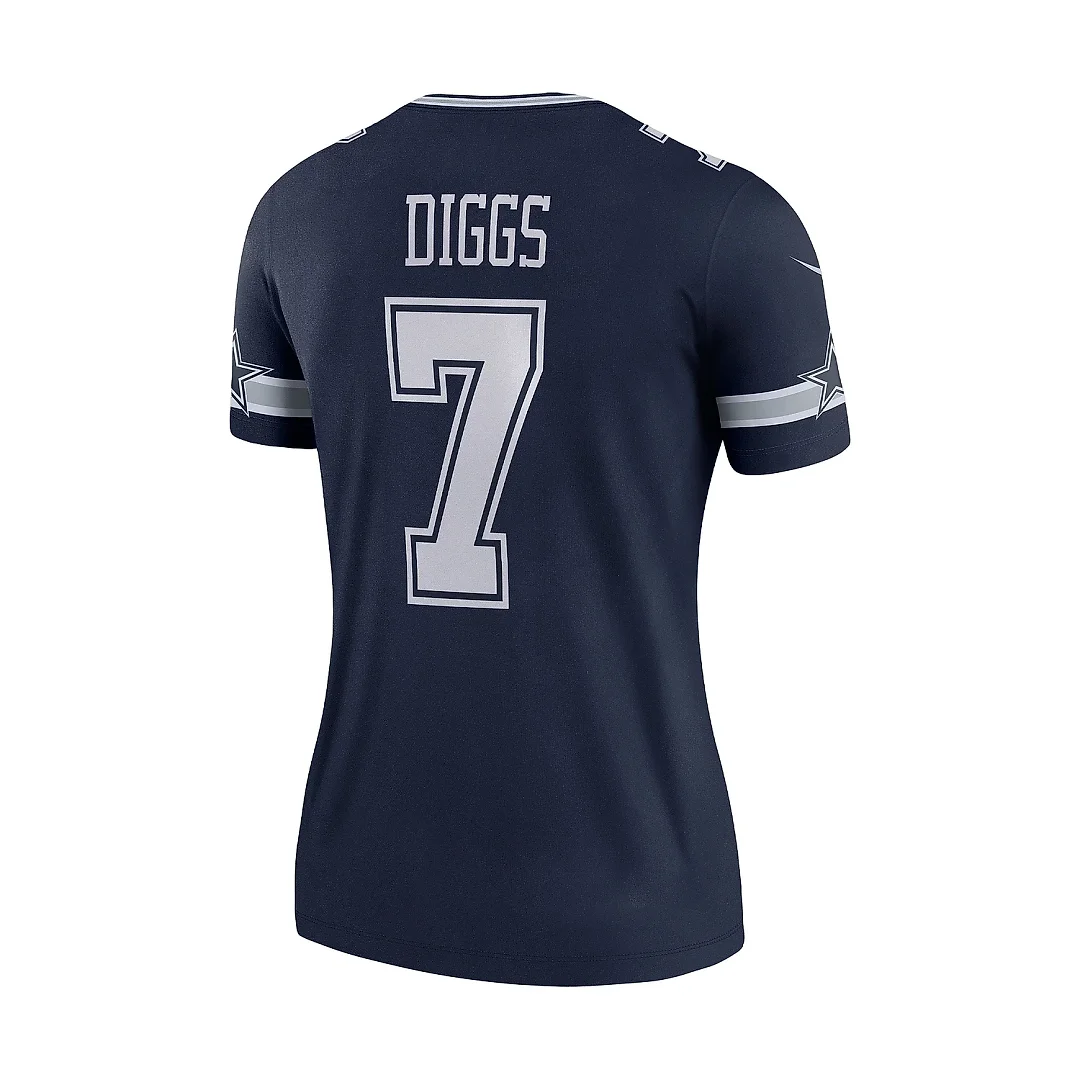 Zennovawear Women's Dallas Cowboys Trevon Diggs Navy Legend Player Performance Top