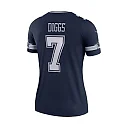 Zennovawear Women's Dallas Cowboys Trevon Diggs Navy Legend Player Performance Top