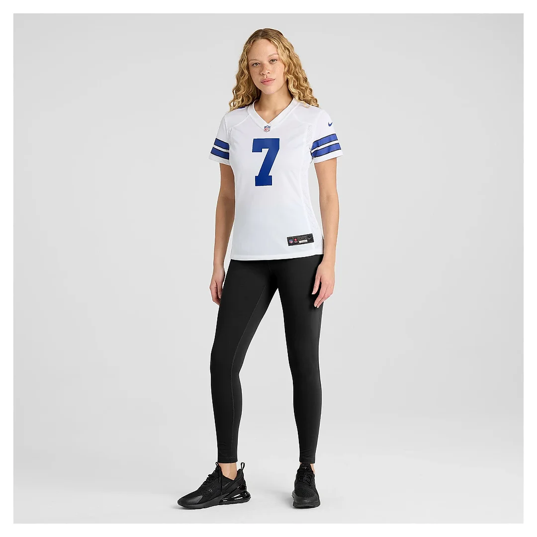 Zennovawear Women's Dallas Cowboys Trevon Diggs White Game Jersey
