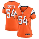 Zennovawear Women's Denver Broncos Alex Forsyth Orange Team Game Jersey