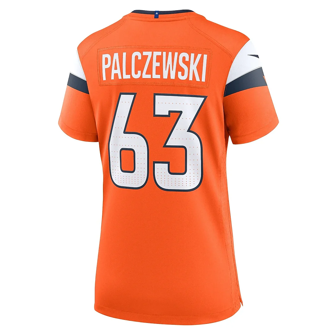 Zennovawear Women's Denver Broncos Alex Palczewski Orange Team Game Jersey