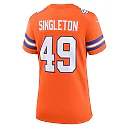 Zennovawear Women's Denver Broncos Alex Singleton Orange Alternate Game Jersey