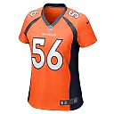 Zennovawear Women's Denver Broncos Baron Browning Orange Game Jersey