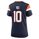 Zennovawear Women's Denver Broncos Bo Nix Navy Alternate Game Jersey