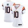 Zennovawear Women's Denver Broncos Bo Nix White Game Jersey