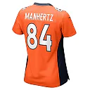 Zennovawear Women's Denver Broncos Chris Manhertz Orange Game Player Jersey