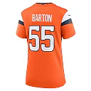 Zennovawear Women's Denver Broncos Cody Barton Orange Game Jersey