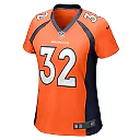 Zennovawear Women's Denver Broncos Delarrin Turner-Yell Orange Game Player Jersey