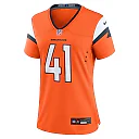 Zennovawear Women's Denver Broncos Drew Sanders Orange Team Game Jersey