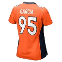 Zennovawear Women's Denver Broncos Elijah Garcia Orange Team Game Jersey