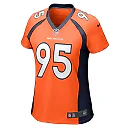 Zennovawear Women's Denver Broncos Elijah Garcia Orange Team Game Jersey