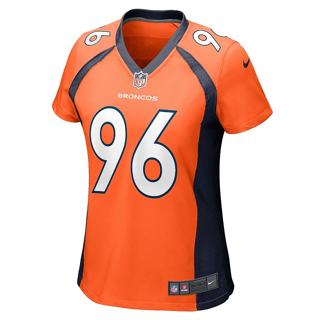 Zennovawear Women's Denver Broncos Eyioma Uwazurike Orange Game Player Jersey