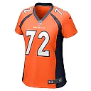 Zennovawear Women's Denver Broncos Garett Bolles Orange Game Jersey