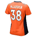 Zennovawear Women's Denver Broncos Jaleel McLaughlin Orange Game Jersey