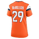 Zennovawear Women's Denver Broncos Ja'Quan McMillian Orange Team Game Jersey