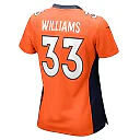 Zennovawear Women's Denver Broncos Javonte Williams Orange Game Jersey