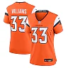 Zennovawear Women's Denver Broncos Javonte Williams Orange Mile High Collection Game Jersey