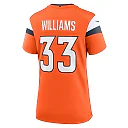 Zennovawear Women's Denver Broncos Javonte Williams Orange Mile High Collection Game Jersey