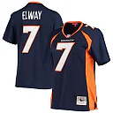 Zennovawear Women's Denver Broncos John Elway Mitchell & Ness Navy Legacy Team Jersey