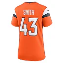 Zennovawear Women's Denver Broncos Keidron Smith Orange Team Game Jersey