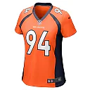 Zennovawear Women's Denver Broncos Keondre Coburn Orange Game Jersey