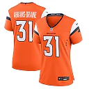 Zennovawear Women's Denver Broncos Kris Abrams-Draine Orange Team Game Jersey