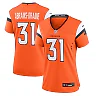 Zennovawear Women's Denver Broncos Kris Abrams-Draine Orange Team Game Jersey