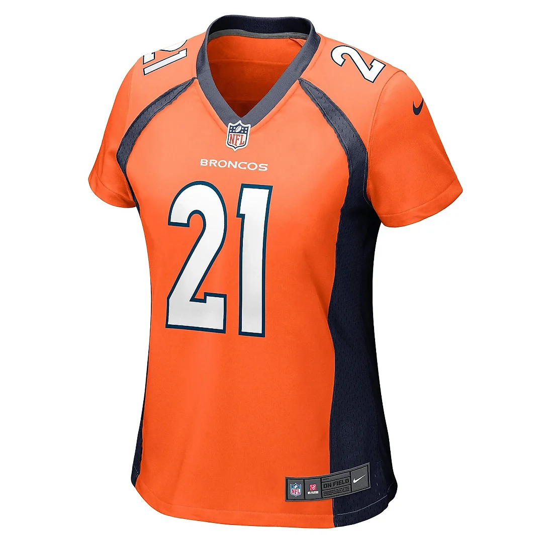 Zennovawear Women's Denver Broncos K'Waun Williams Orange Game Jersey