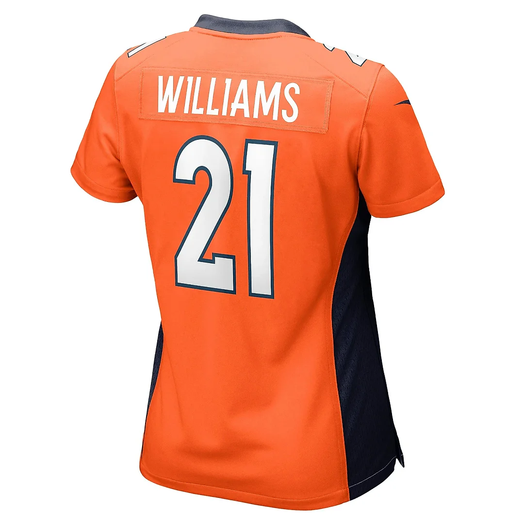 Zennovawear Women's Denver Broncos K'Waun Williams Orange Game Jersey