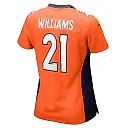 Zennovawear Women's Denver Broncos K'Waun Williams Orange Game Jersey