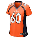 Zennovawear Women's Denver Broncos Luke Wattenberg Orange Game Player Jersey