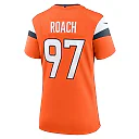 Zennovawear Women's Denver Broncos Malcolm Roach Orange Team Game Jersey