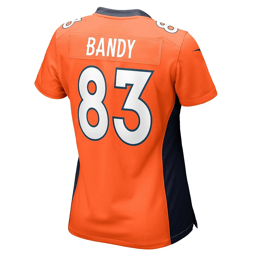 Zennovawear Women's Denver Broncos Michael Bandy Orange Team Game Jersey