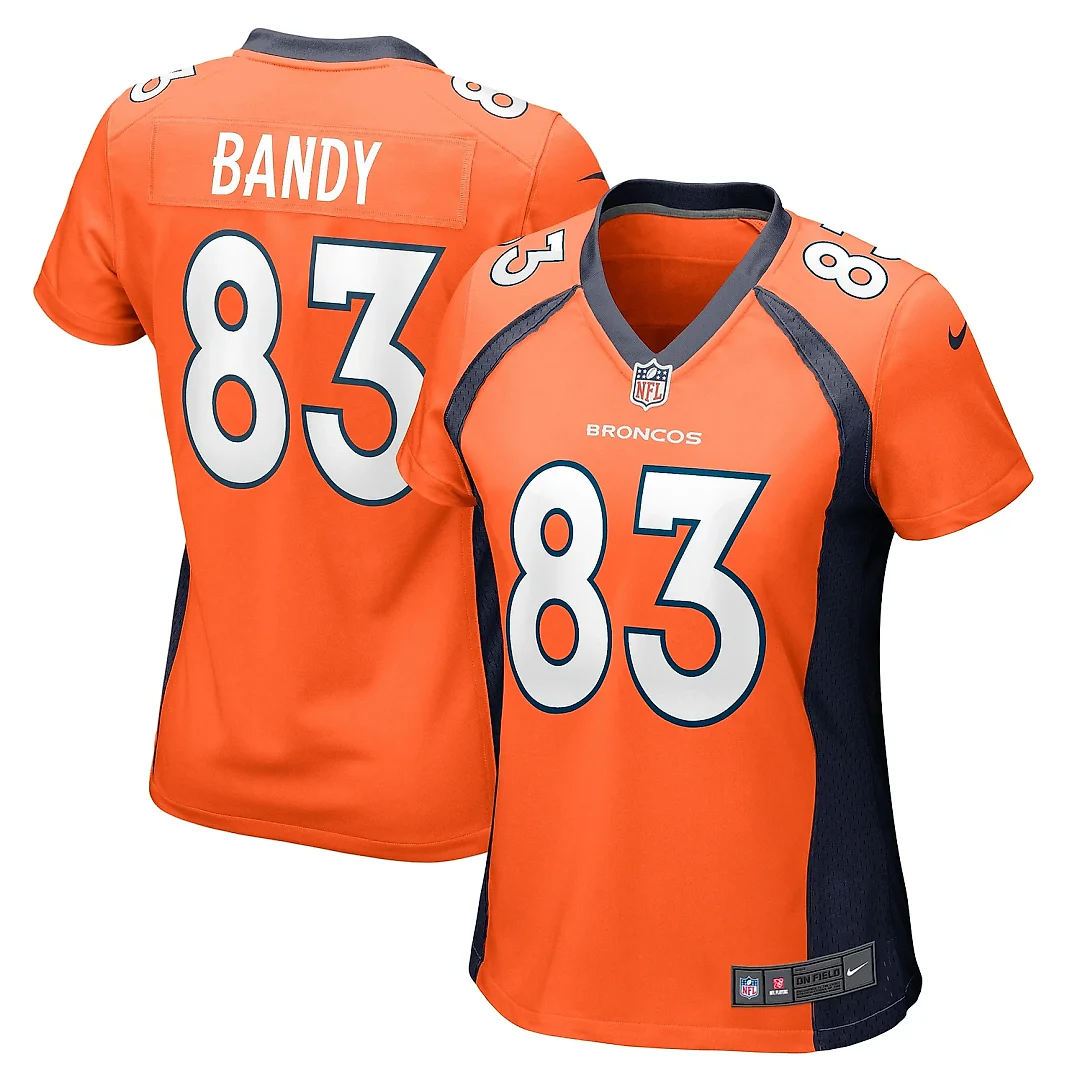 Zennovawear Women's Denver Broncos Michael Bandy Orange Team Game Jersey