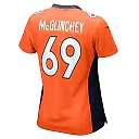 Zennovawear Women's Denver Broncos Mike McGlinchey Orange Game Player Jersey