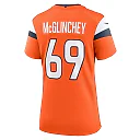 Zennovawear Women's Denver Broncos Mike McGlinchey Orange Team Game Jersey