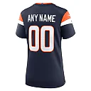 Zennovawear Women's Denver Broncos Navy Alternate Mile High Collection Custom Game Jersey