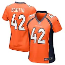 Zennovawear Women's Denver Broncos Nik Bonitto Orange Game Player Jersey