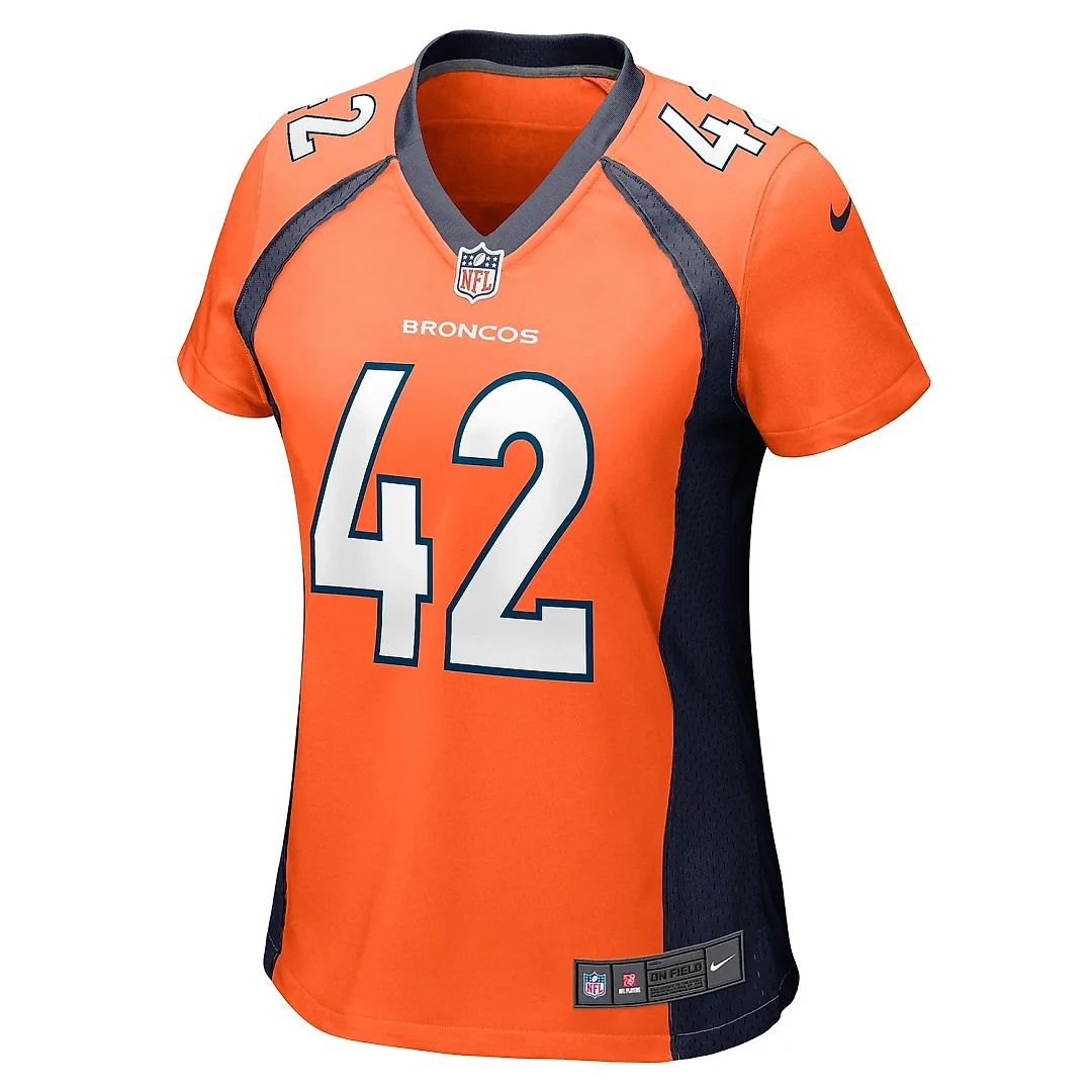 Zennovawear Women's Denver Broncos Nik Bonitto Orange Game Player Jersey