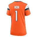 Zennovawear Women's Denver Broncos Orange 1 Mom Game Jersey