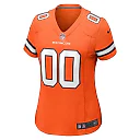 Zennovawear Women's Denver Broncos Orange Alternate Custom Game Jersey
